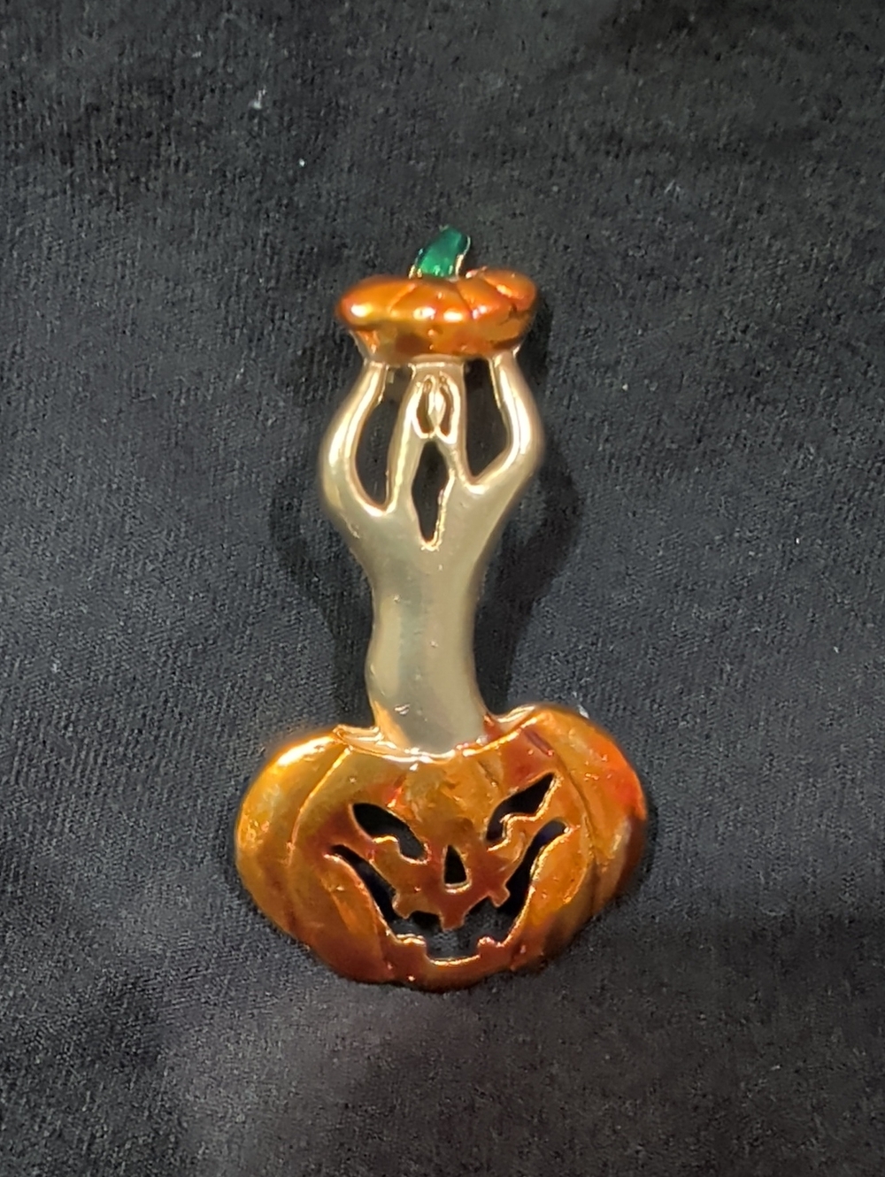 Jonette Jewelry Ghost And Jack O Lantern Pin